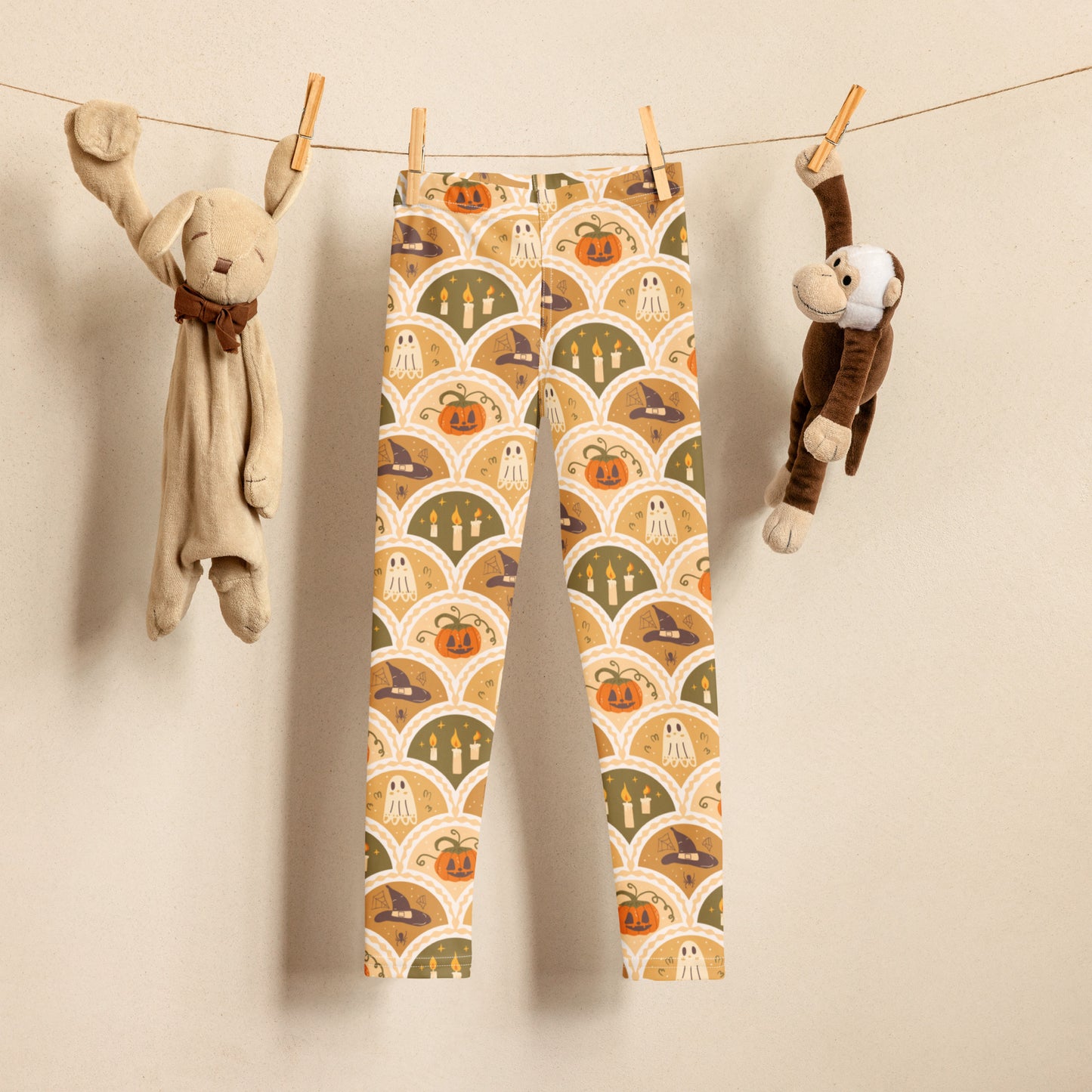Kids Autumn Themed Halloween Buttery Soft Leggings