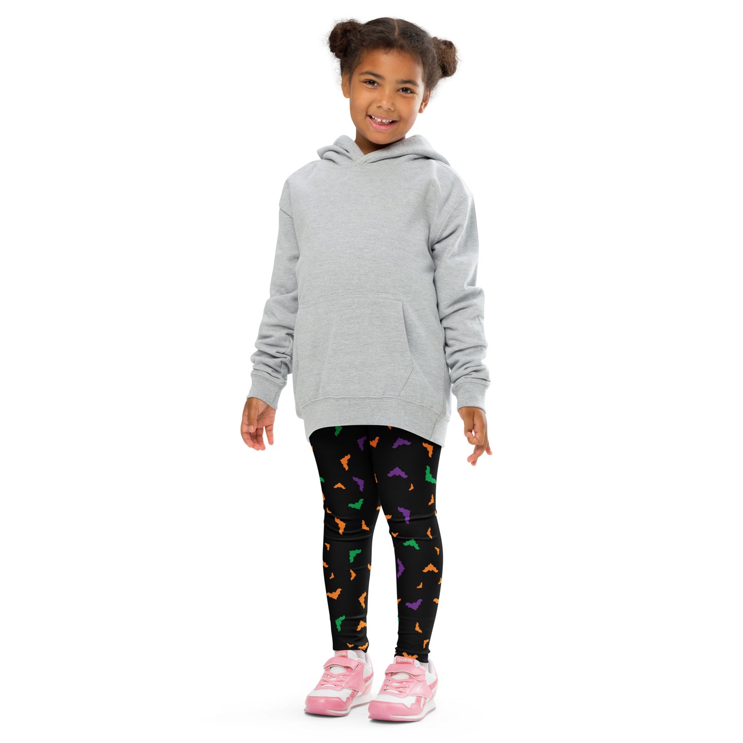 Kids Halloween Bat Print Buttery Soft Leggings