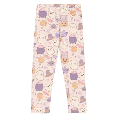 Girls Cats, Ghosts and Candy Halloween Buttery Soft Leggings