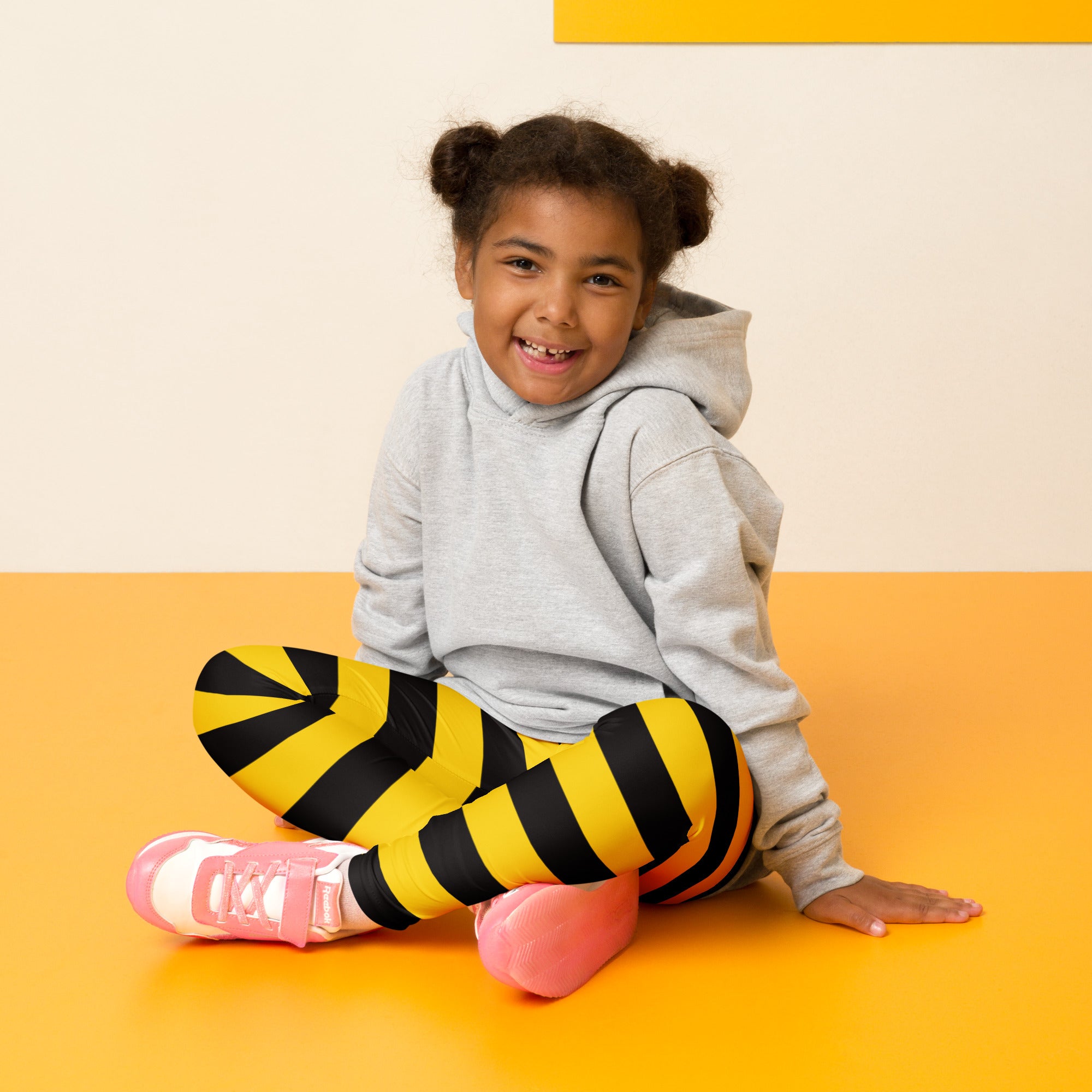 Kids Bumblebee Stripe Buttery Soft Leggings