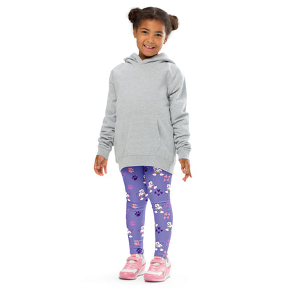Girls Purple Caticorn Buttery Soft Leggings