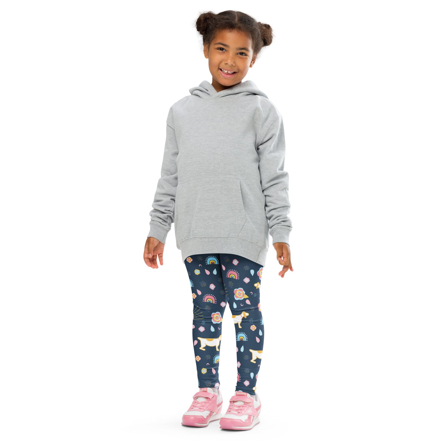 Kids Rainbow Dog Buttery Soft Leggings
