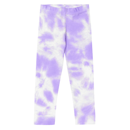 Girls Lavender Tie Dye Buttery Soft Leggings