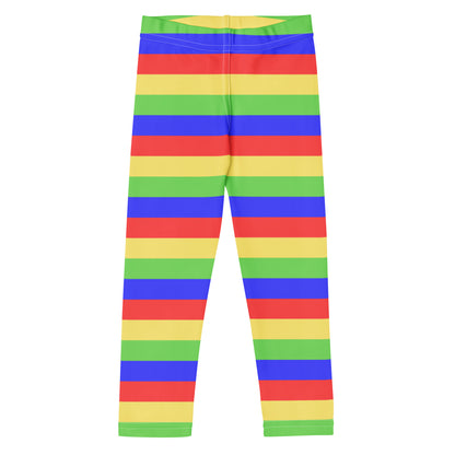 Kids Colorful Striped Butterfly Buttery Soft Leggings