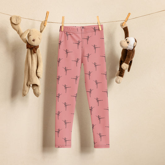 Girls Pink Dance Buttery Soft Leggings
