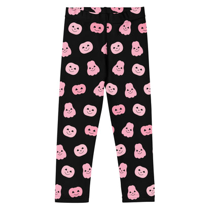 Girls Pink Pumpkins Halloween Buttery Soft Leggings