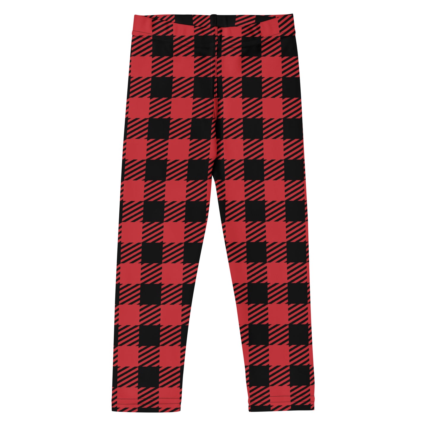 Kids Red Buffalo Plaid Buttery Soft Leggings