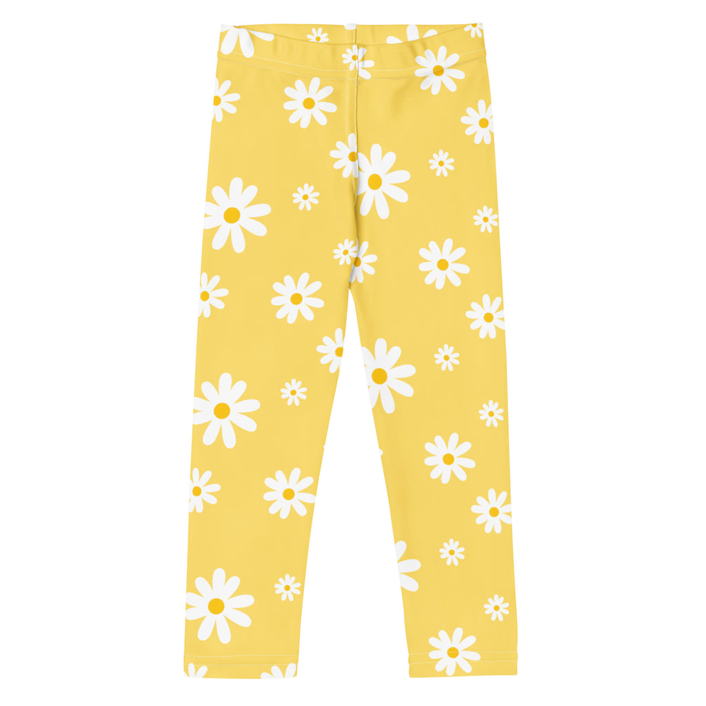 Kids Yellow Daisy Buttery Soft Leggings