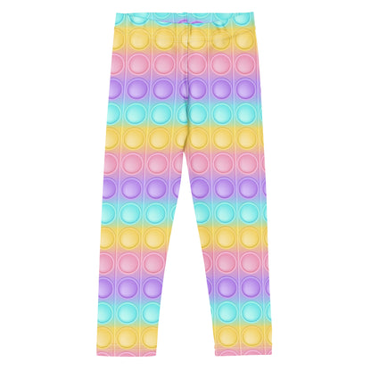 Kids Bubble Fidget Toy Themed Buttery Soft Leggings