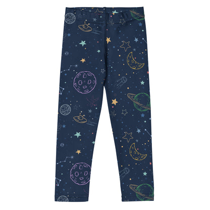 Kids Colorful Galaxy Space Buttery Soft Leggings