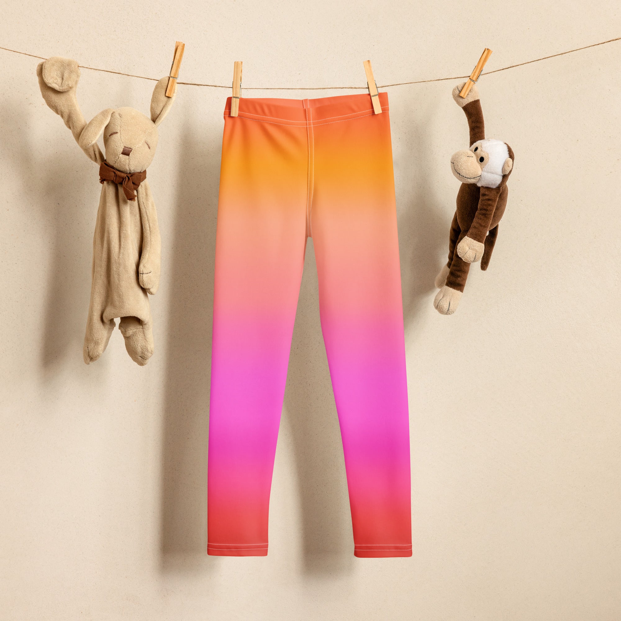Girls Sunset Ombre Buttery Soft Leggings