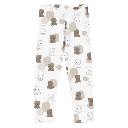 Kids Cute Bear Print Buttery Soft Leggings