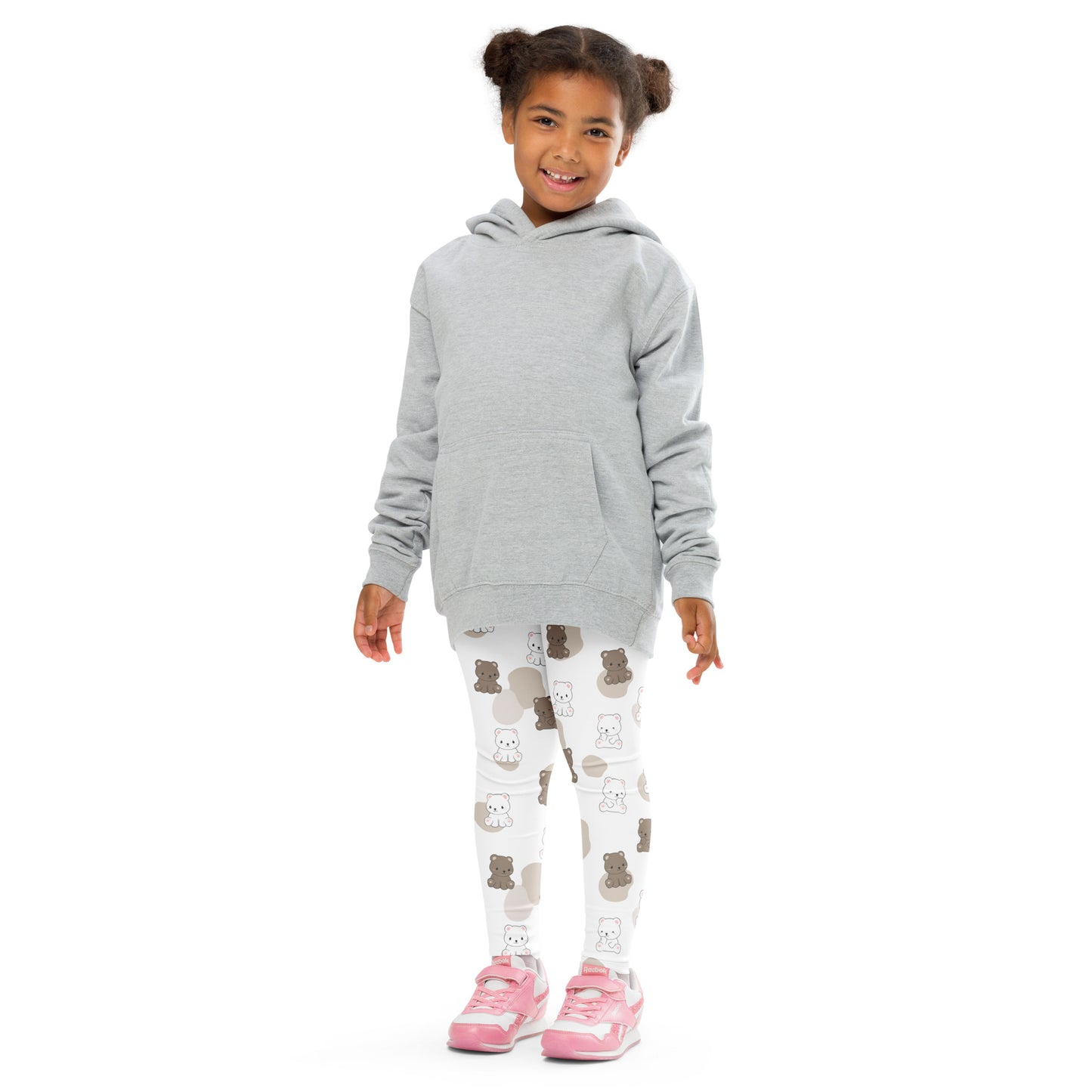 Kids Cute Bear Print Buttery Soft Leggings