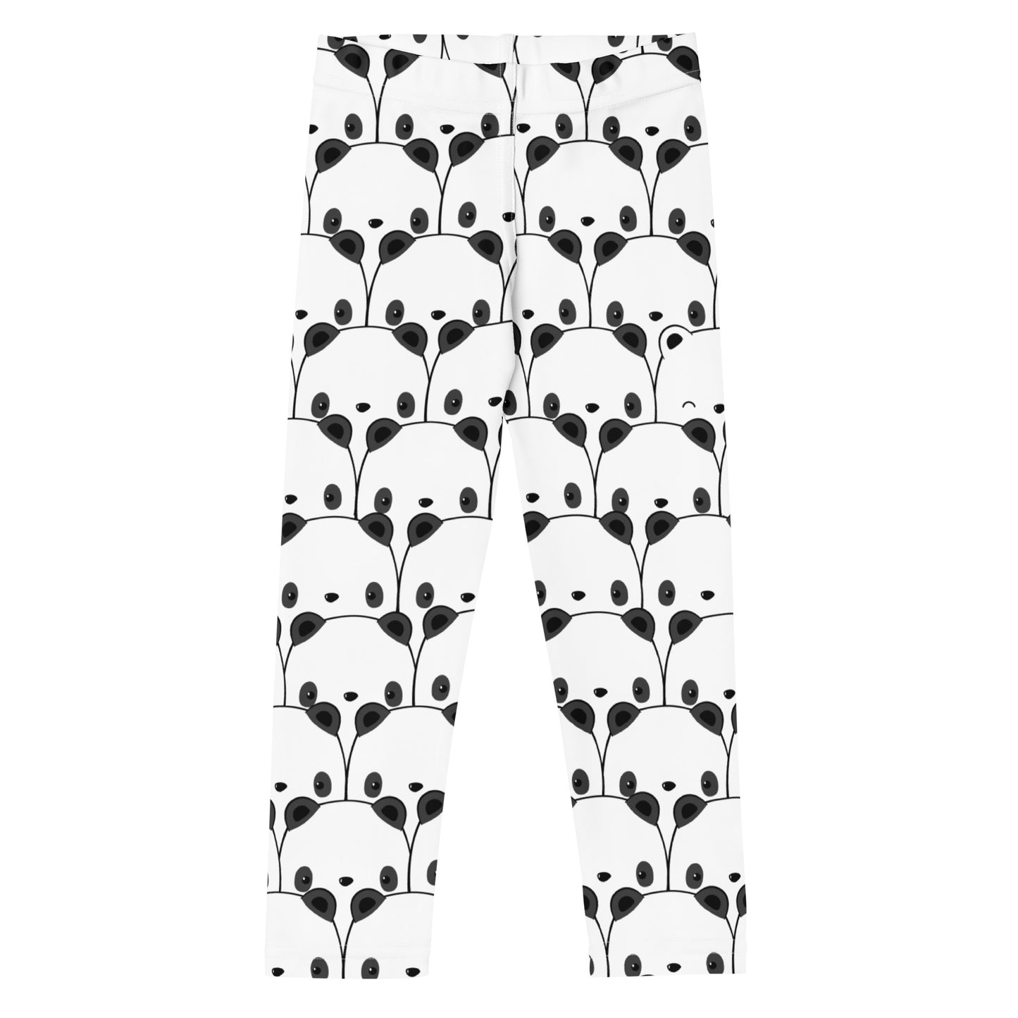 Kids Black and White Panda Buttery Soft Leggings