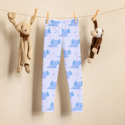 Kids Blue Axolotl Buttery Soft Leggings