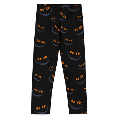 Kids Halloween Grinning Cat Buttery Soft Leggings