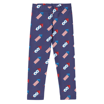 Kids Firework Rocket Buttery Soft Leggings