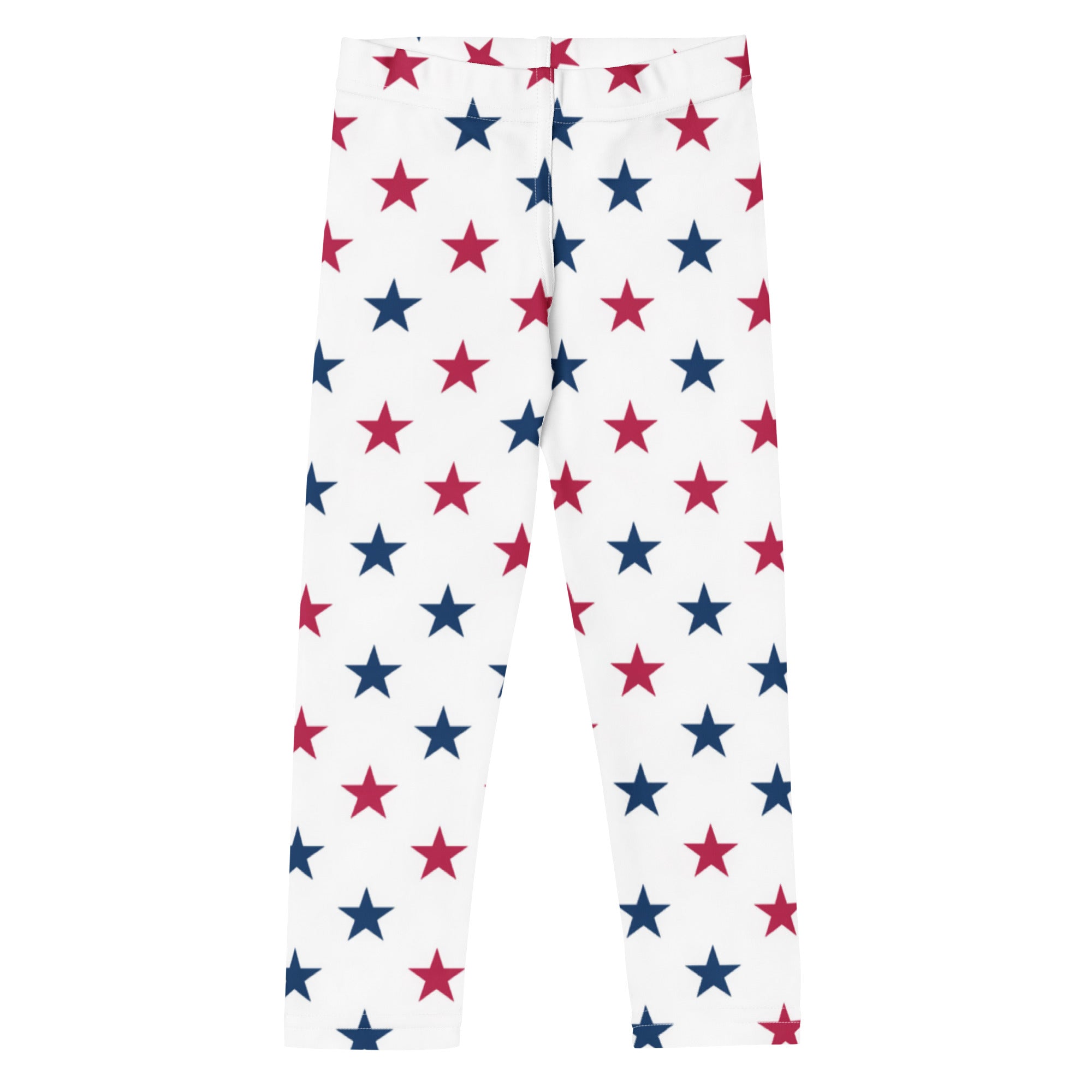 Kids Red and Blue Stars Buttery Soft Leggings