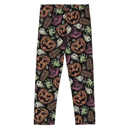 Kids Creepy Halloween Buttery Soft Leggings