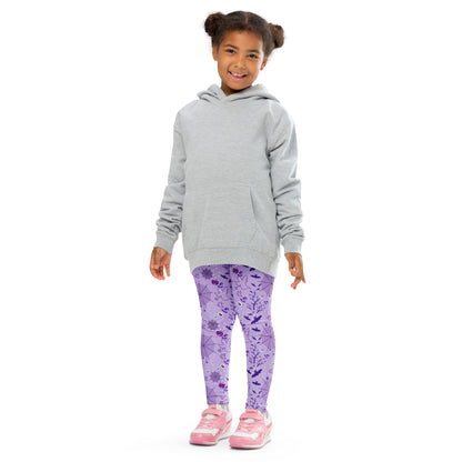 Kids Purple Halloween Buttery Soft Leggings