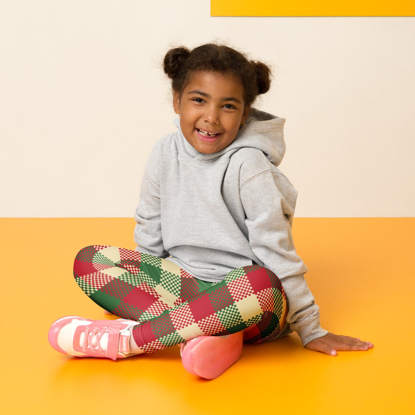 Kids Christmas Plaid Buttery Soft Leggings