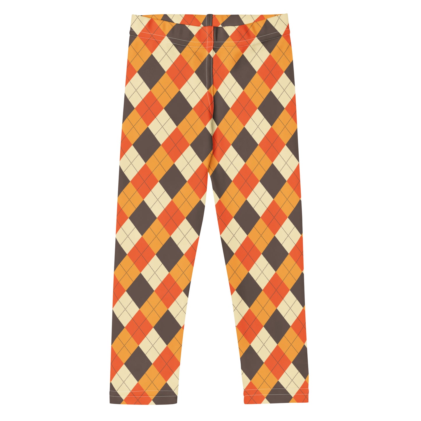 Kids Fall Argyle Buttery Soft Leggings