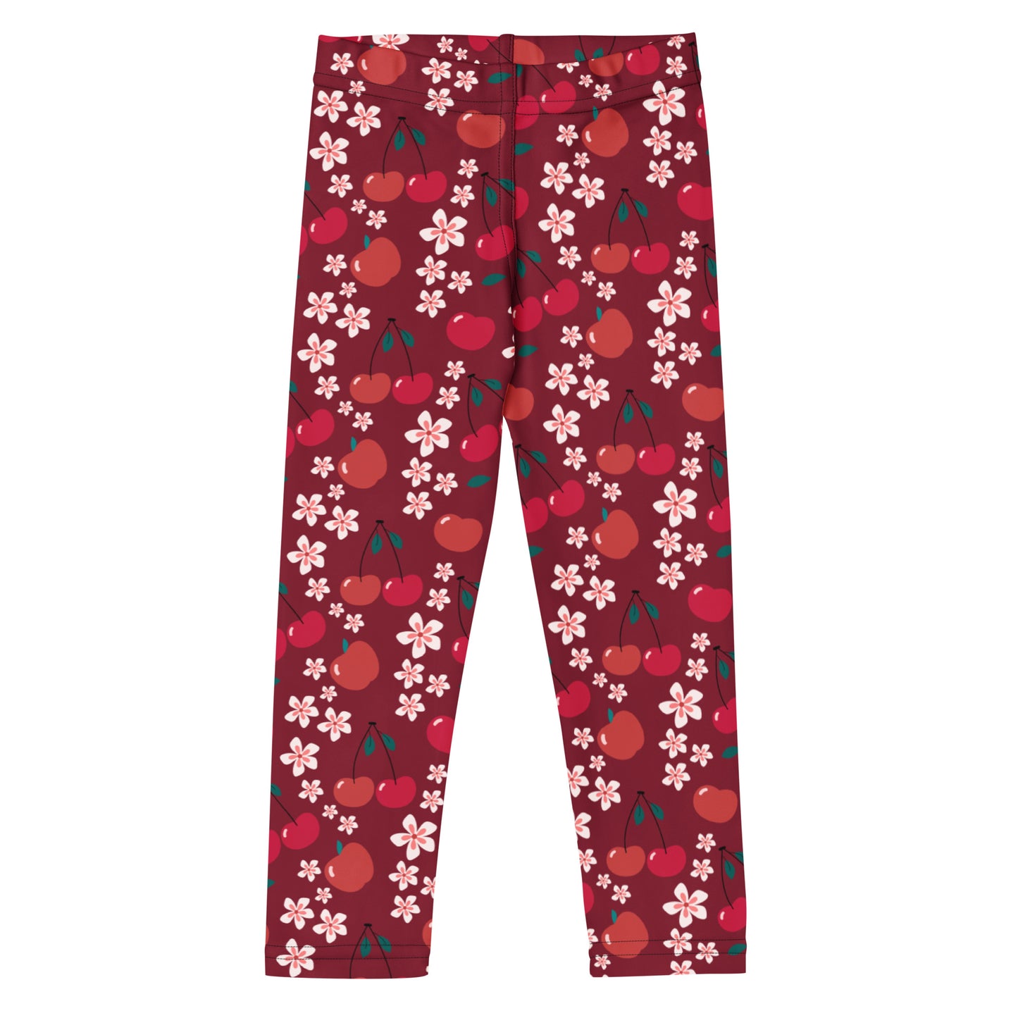 Girls Cherry Blossom Print Buttery Soft Leggings
