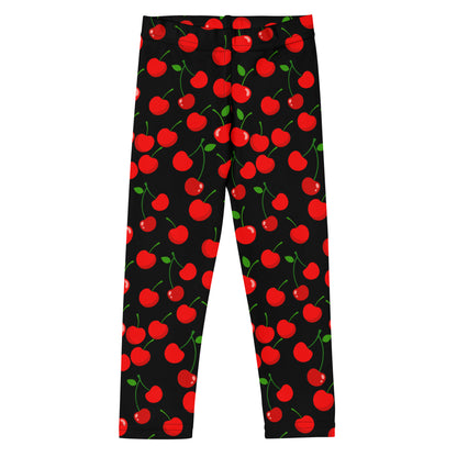 Girls Black Cherry Buttery Soft Leggings