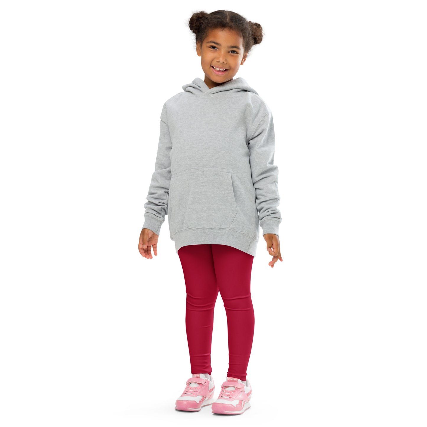 Kids Dark Red Buttery Soft Leggings