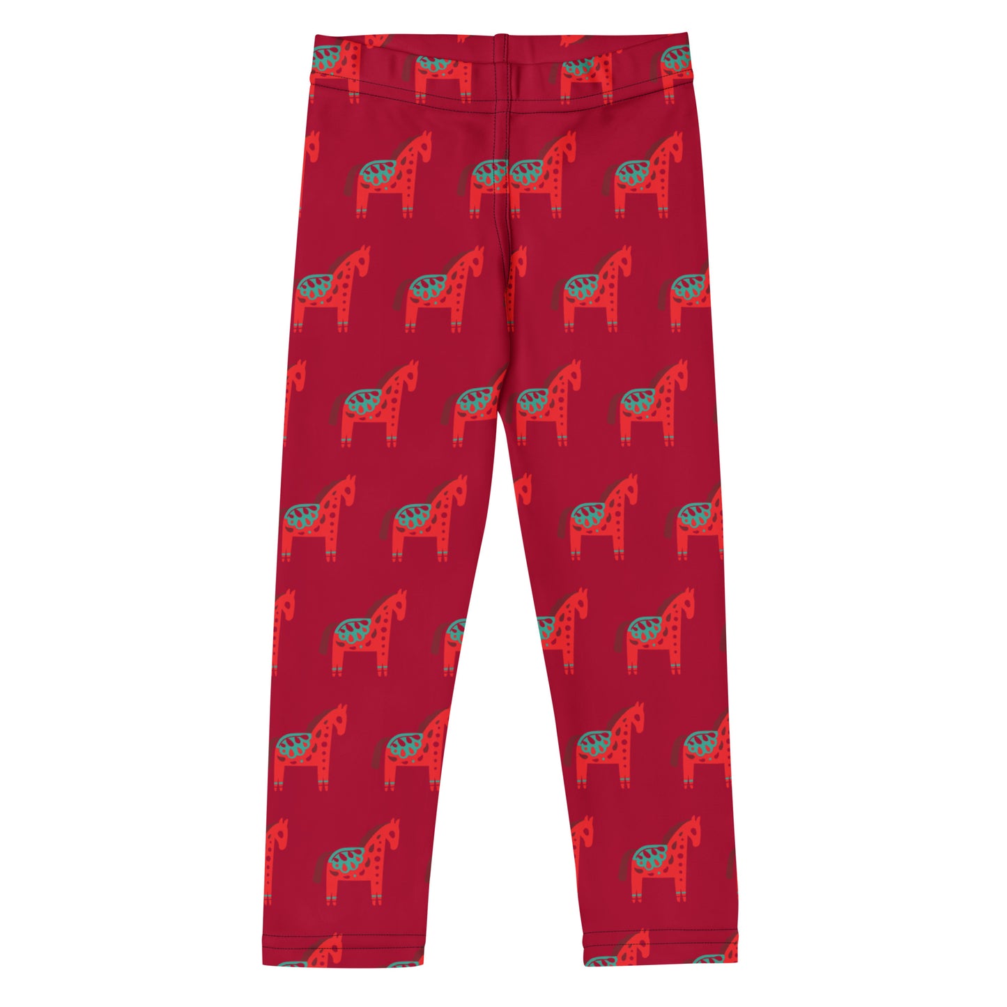 Girls Scandi Horse Christmas Buttery Soft Leggings