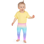 Girls Faux Sparkle Effect Rainbow Buttery Soft Leggings