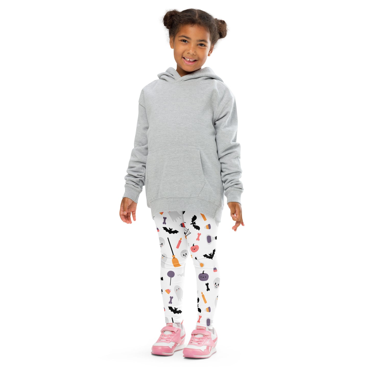Girls Ghost & Pumpkin Print Buttery Soft Leggings