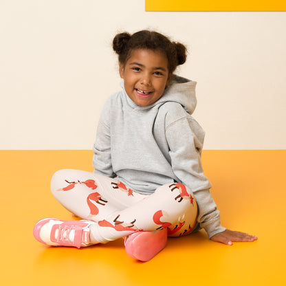 Kids Fox Print Buttery Soft Leggings