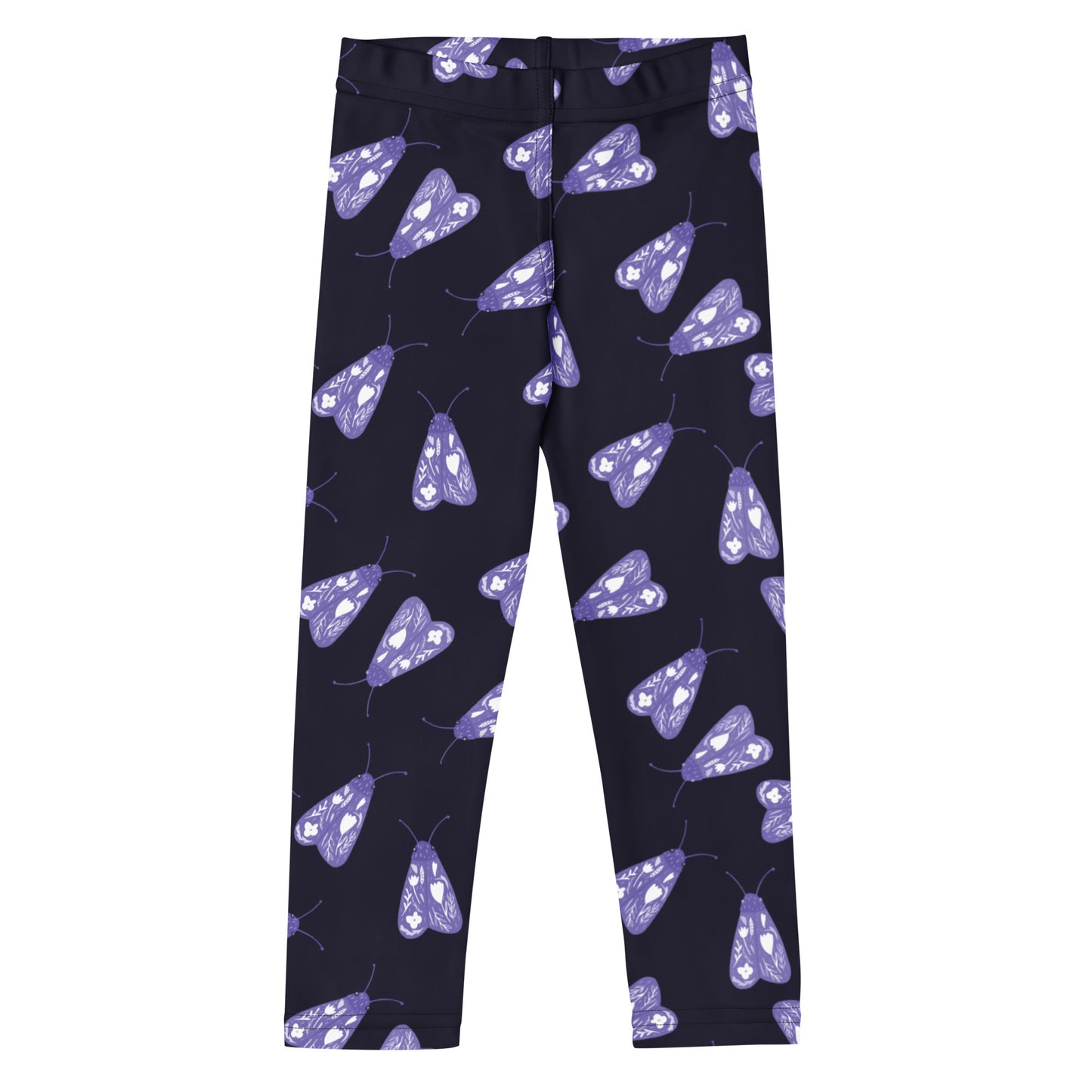 Girls Purple Moth Buttery Soft Leggings