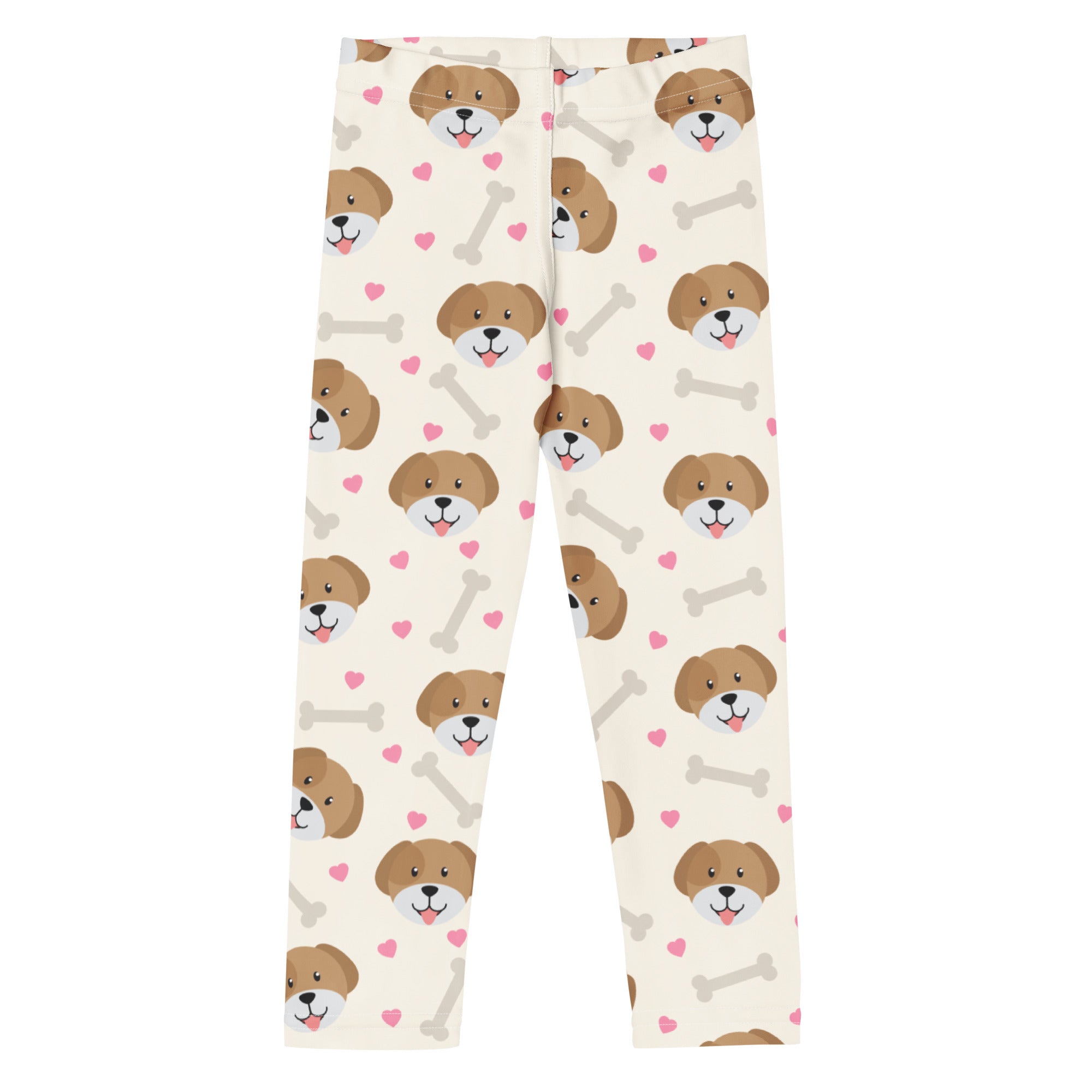 Girls Puppy Print Buttery Soft Leggings