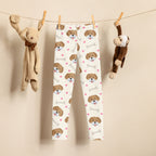 Girls Puppy Print Buttery Soft Leggings