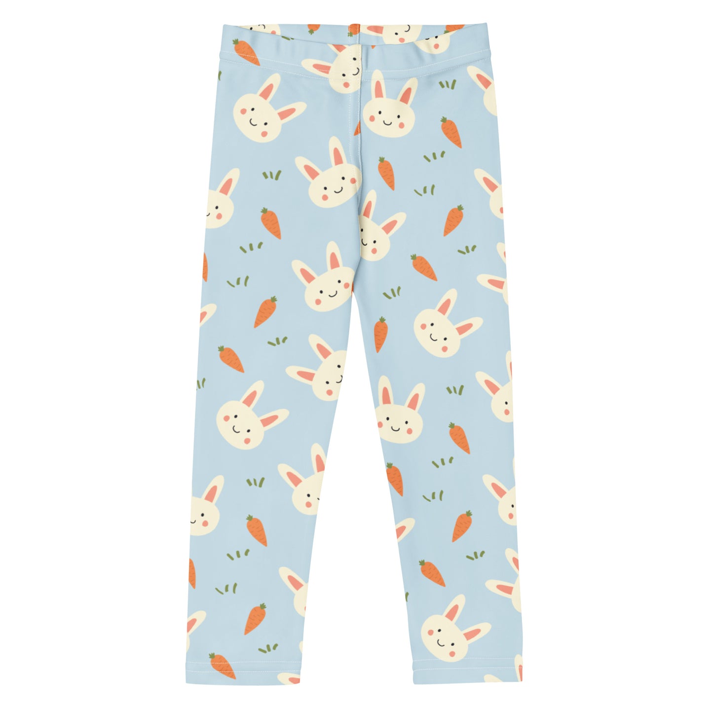 Girls Easter Bunny Carrot Buttery Soft Leggings