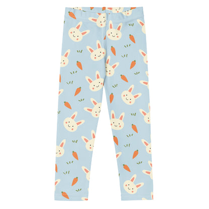 Girls Easter Bunny Carrot Buttery Soft Leggings
