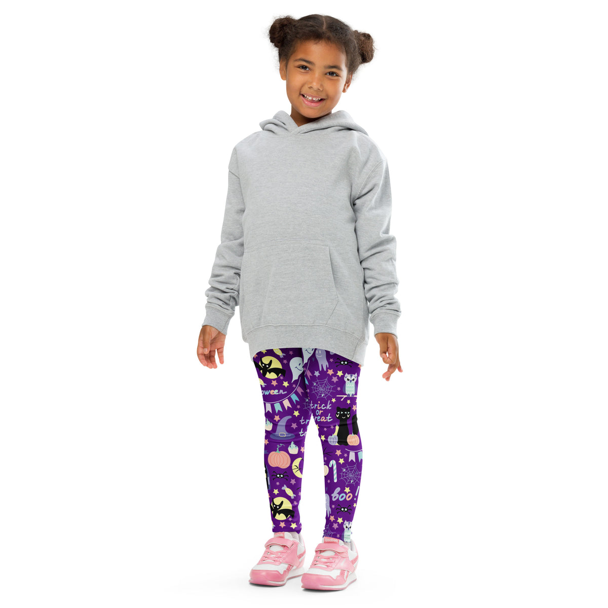 Girls Spooky Halloween Leggings - Warm, Buttery Soft & Stretchy