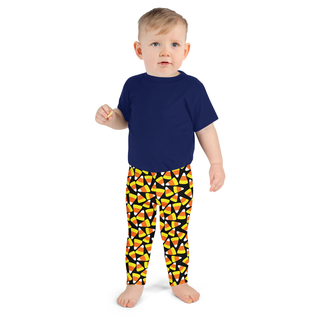 Kids Candy Corn Leggings - Warm, Buttery Soft & Stretchy