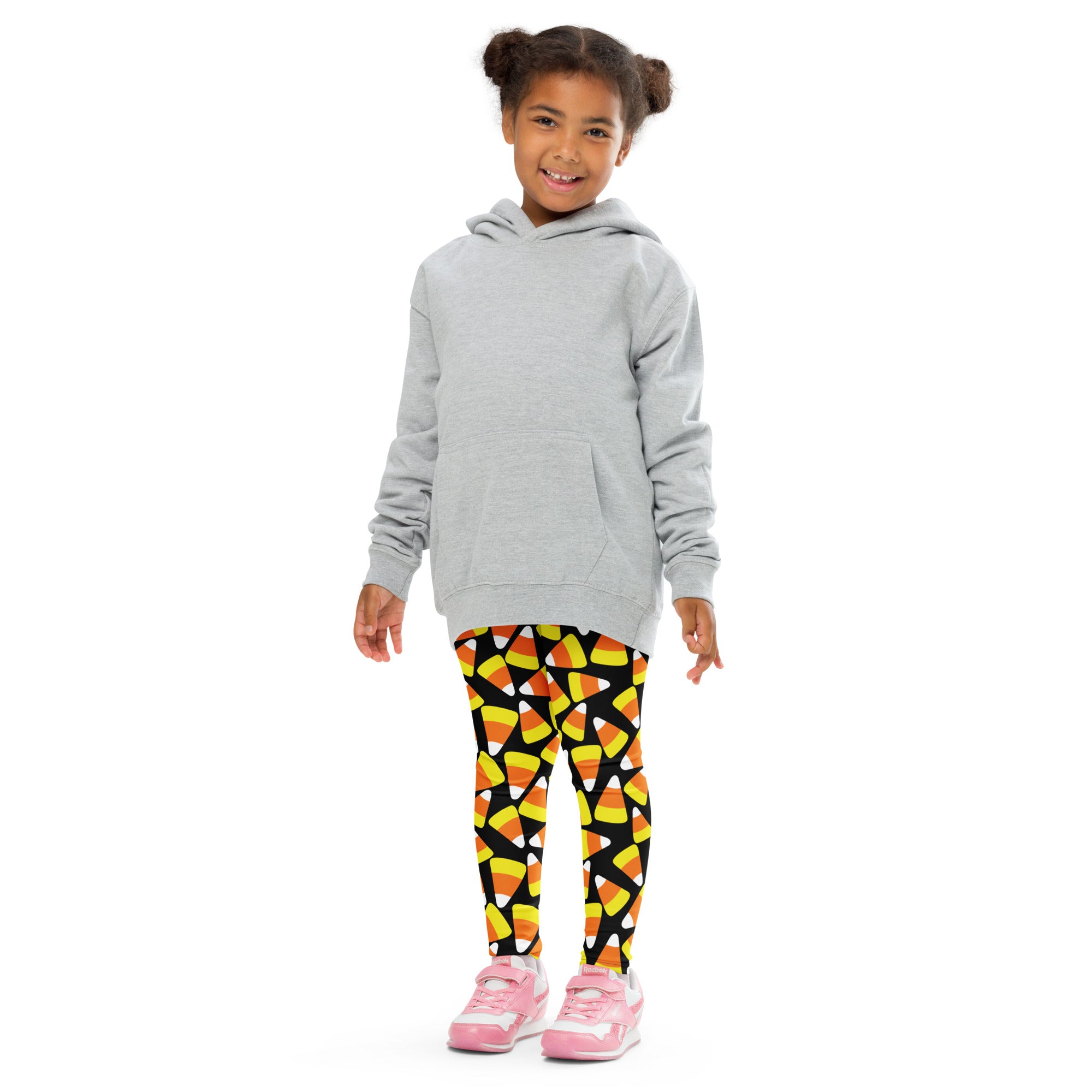 Kids Candy Corn Leggings - Warm, Buttery Soft & Stretchy