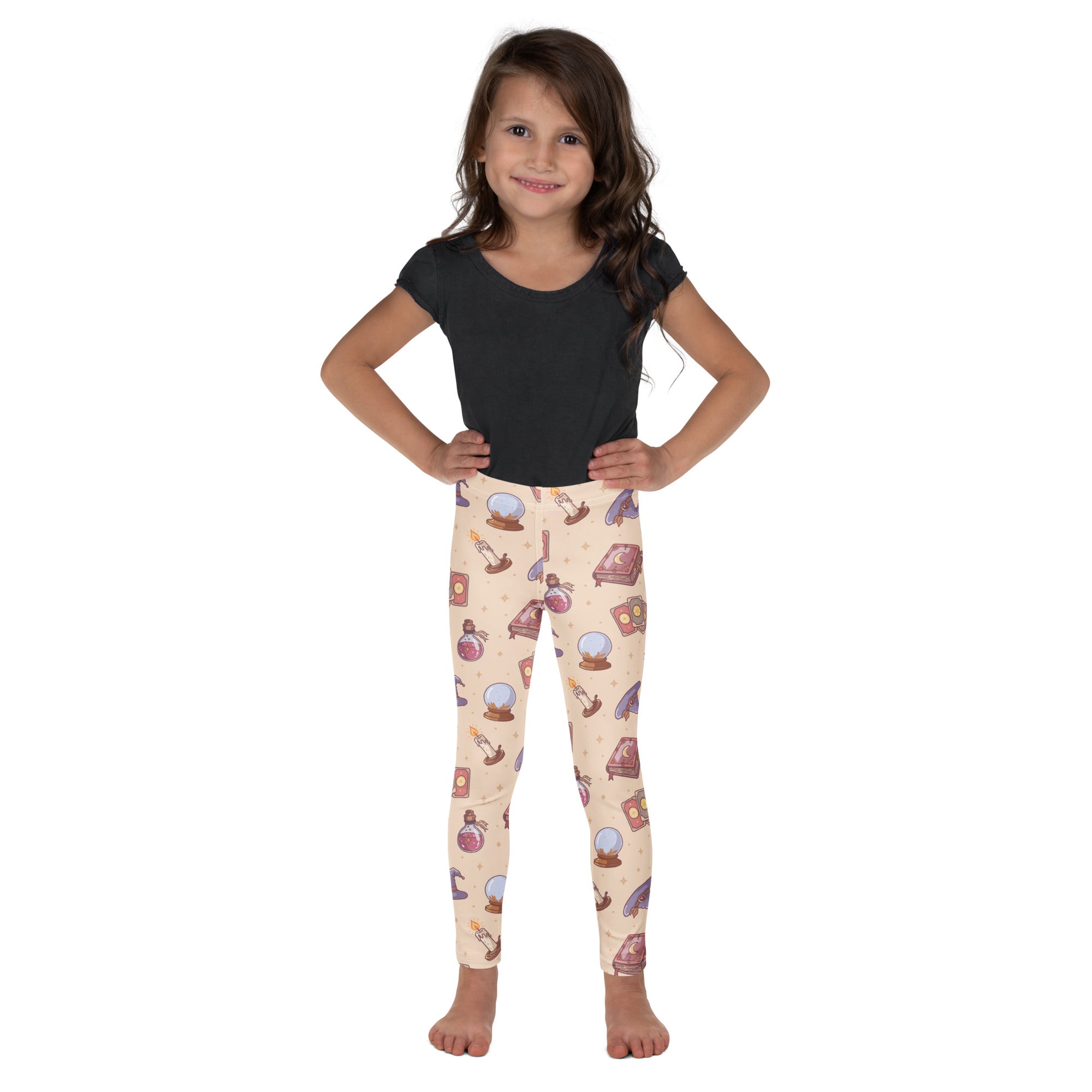 Girls Witchy Magic Leggings - Warm, Buttery Soft & Stretchy