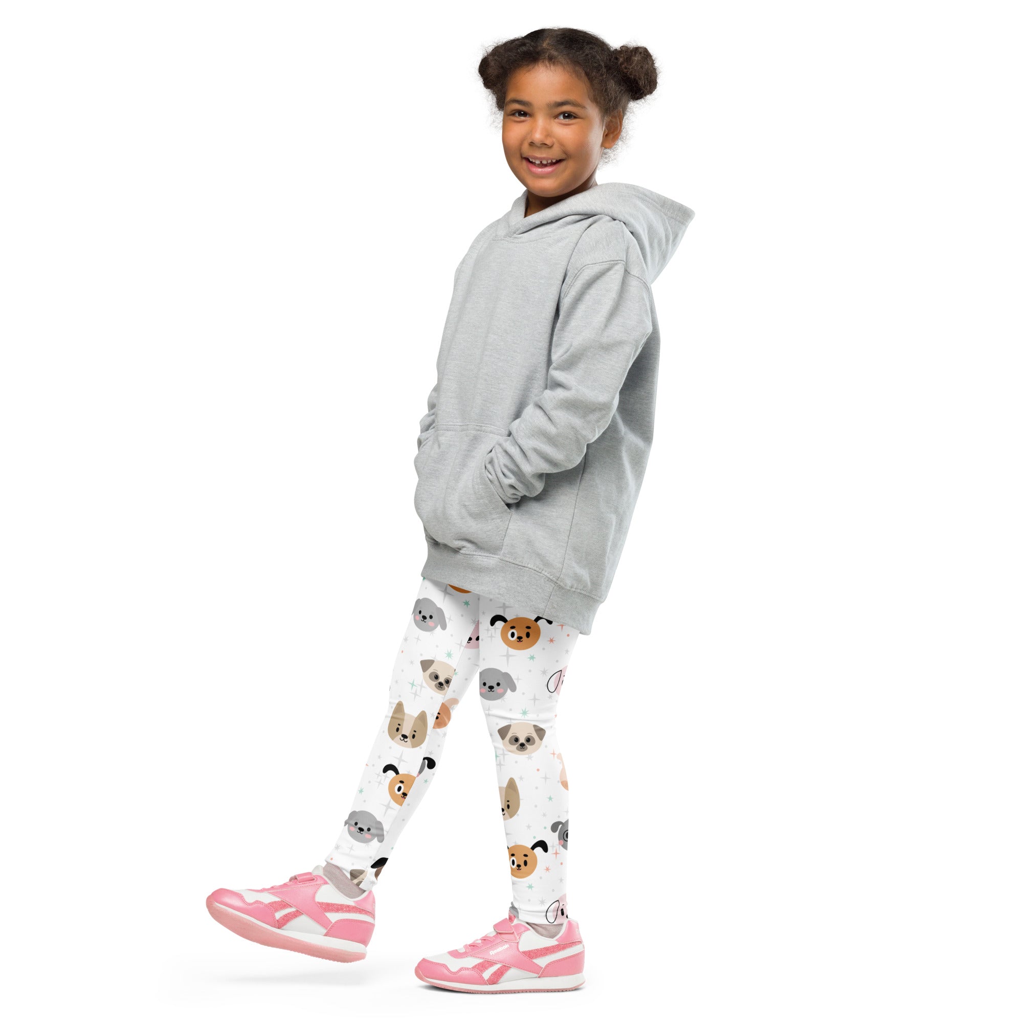 Kids Dog Face Buttery Soft Leggings