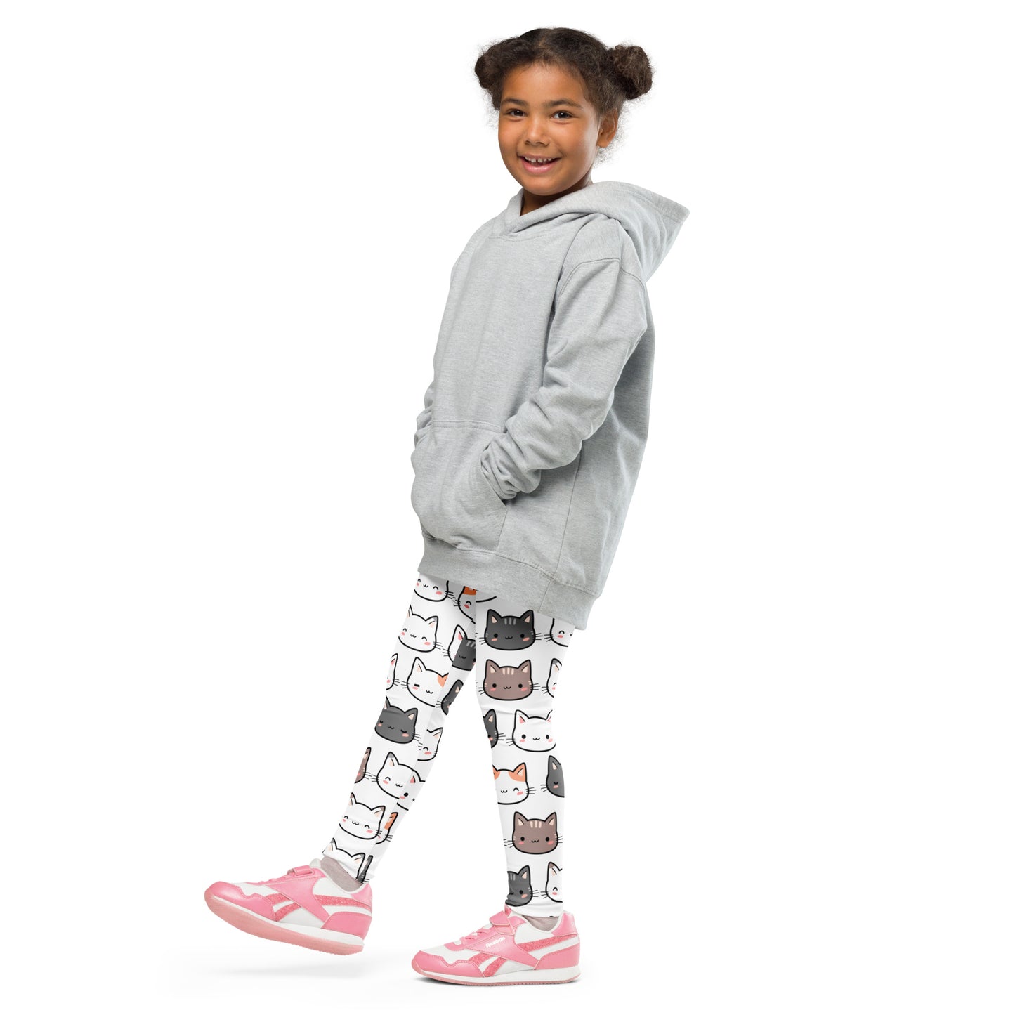 Girls Cat Buttery Soft Leggings