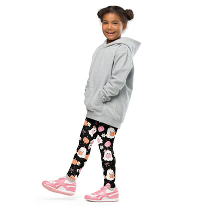 Girls Reading Ghosts Leggings Buttery Soft Leggings