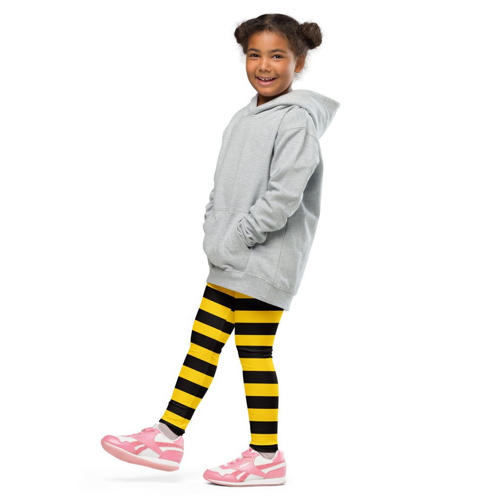 Kids Bumblebee Stripe Buttery Soft Leggings
