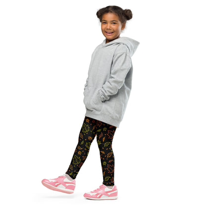 Kids Fall Leaf Buttery Soft Leggings