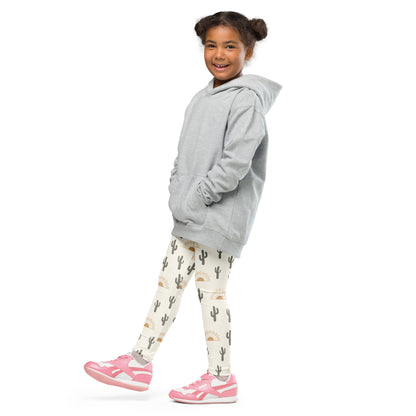 Kids Cactus Desert Sunrise Buttery Soft Leggings