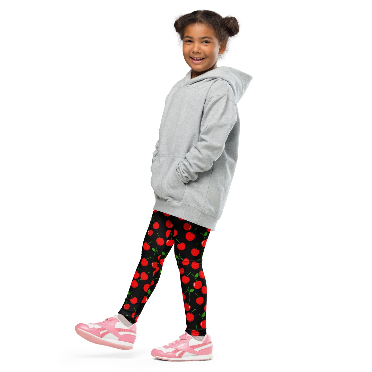 Girls Black Cherry Buttery Soft Leggings