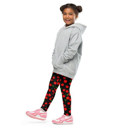 Girls Black Cherry Buttery Soft Leggings